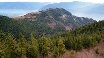 Hamilton Mountain from Hardy Ridge