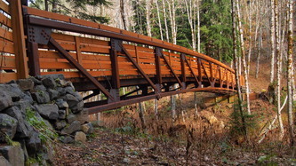 Bridge over Hardy Creek.