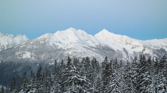 Goat Mountain at dusk