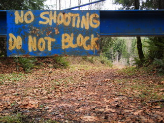 My trail head was the gated road on Highway 18 between Raging River and Deep Creek.