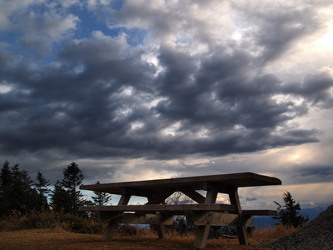 On the summit of East Tiger Mountain