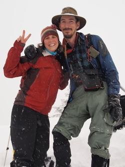 Me and Lindsay on the summit.