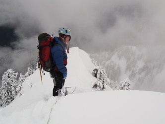 Yana on the summit