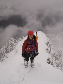 Lindsay on the summit