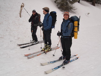 Carla found the vertebrae of the last skier that attempted this traverse