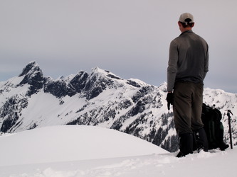 Triumph from a sub-summit of Oakes