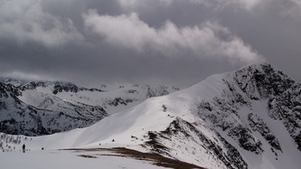 A banner cloud off the summit of Middle Chiwaukum.