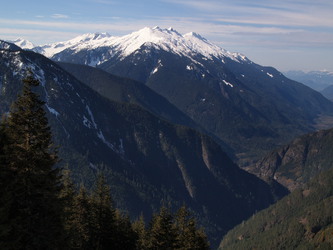 Big Devil Peak above the Skagit Valley