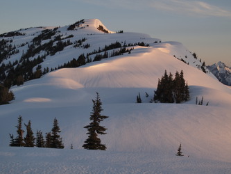 A sub-summit of Stetattle Ridge.