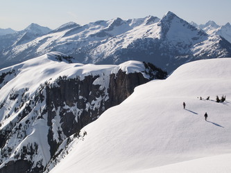 Pierce Mountain in the left foreground.  Ruby Mountain in upper right background.