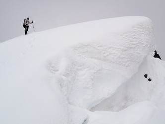 On the summit of Kayak Peak