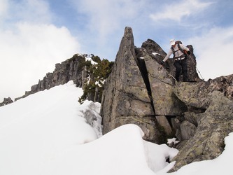 On Canoe Peak's NW ridge