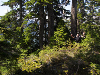 On a ridge south of Floating Rock