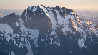 Johannesburg Mountain in the evening light