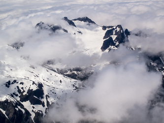 Woden (point 6038) from the summit of Mount Olympus