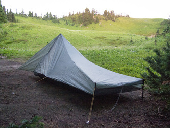 My first night's camp at White Pass