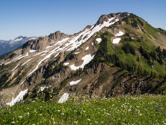 Johnson Mountain from the top of Pilot Ridge