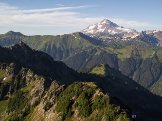 Glacier Peak from the summit of Blue Peak