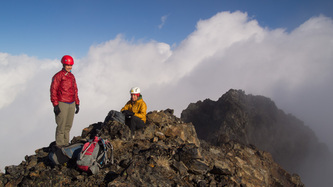 Lindsay and Carla on the summit.