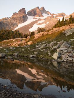 Chikamin Peak at sunrise.