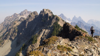 On Three Brother's south ridge.