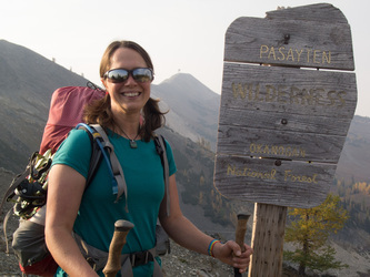 We hit the Slate Pass trail head two hours before sunset.