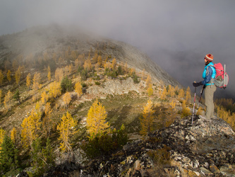 On the north ridge of Mount Rolo.