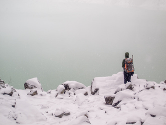 A last look at Blanca lake.