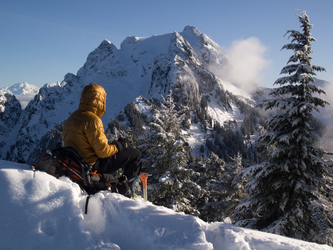 Whitehorse Mountain from the summit of Neiderprum Peak.