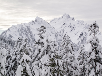 Lewis Peak and Del Campo Peak