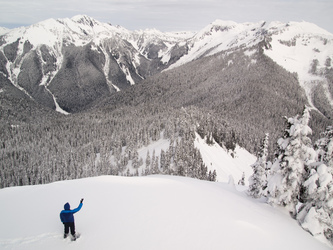 Big Devil Peak and Little Devil Peak.