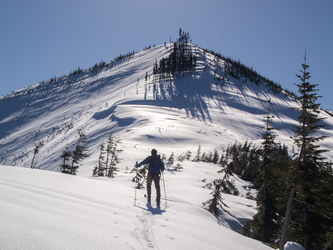 The summit of Scout Patrol Peak.