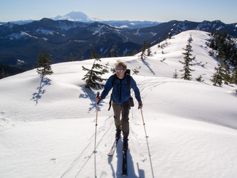 On Scout Patrol's west ridge, nearly at the summit.