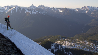 Looking down on Olallie Meadows