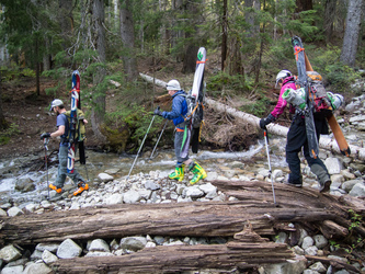 Heading up the Cathedral Pass Trail.