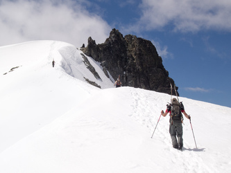 The summit of Mount Daniel.