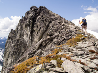 The summit of Dip Top Peak.