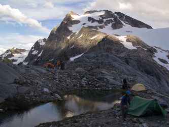 Colonial Peak and all our new neighbors that arrived while we were on Pyramid.