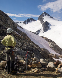 Snowfield Peak from the Colonial/Neve col.