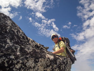 On the summit of Horsemans Pack.