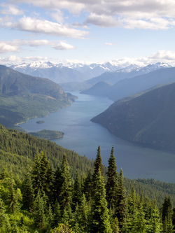 Ross Lake from the slopes of Desolation Peak.