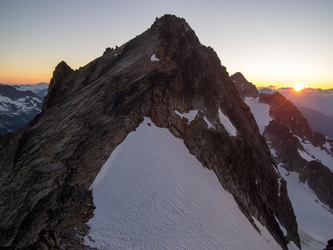 Katsuk Peak at sunset, just minutes before we got back to camp.