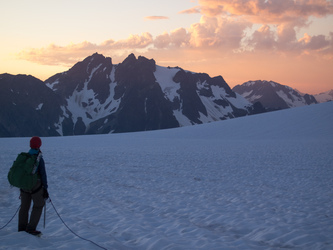 Sentinel Peak and Old Guard Peak.