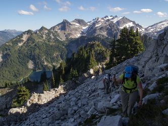 Mount Daniel from the south ridge of Terrace.