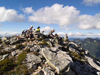 The summit of Terrace Mountain.