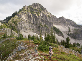 The north face of Terrace Mountain.