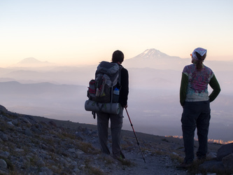 Rainier and Adams