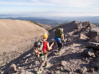 Looking down the Elliot Creek valley.