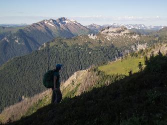 Bolt Peak and Indian Head Peak.