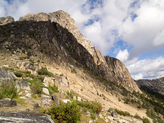 Cathedral Peak from Cathedral Pass